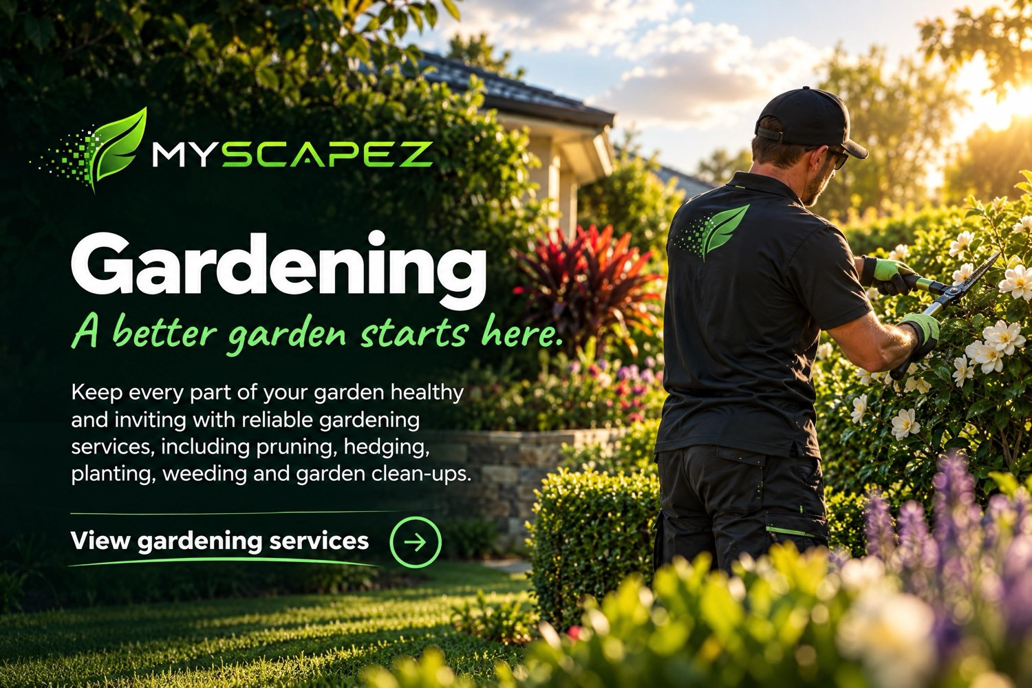 Gardening. A better garden starts here. View gardening services.