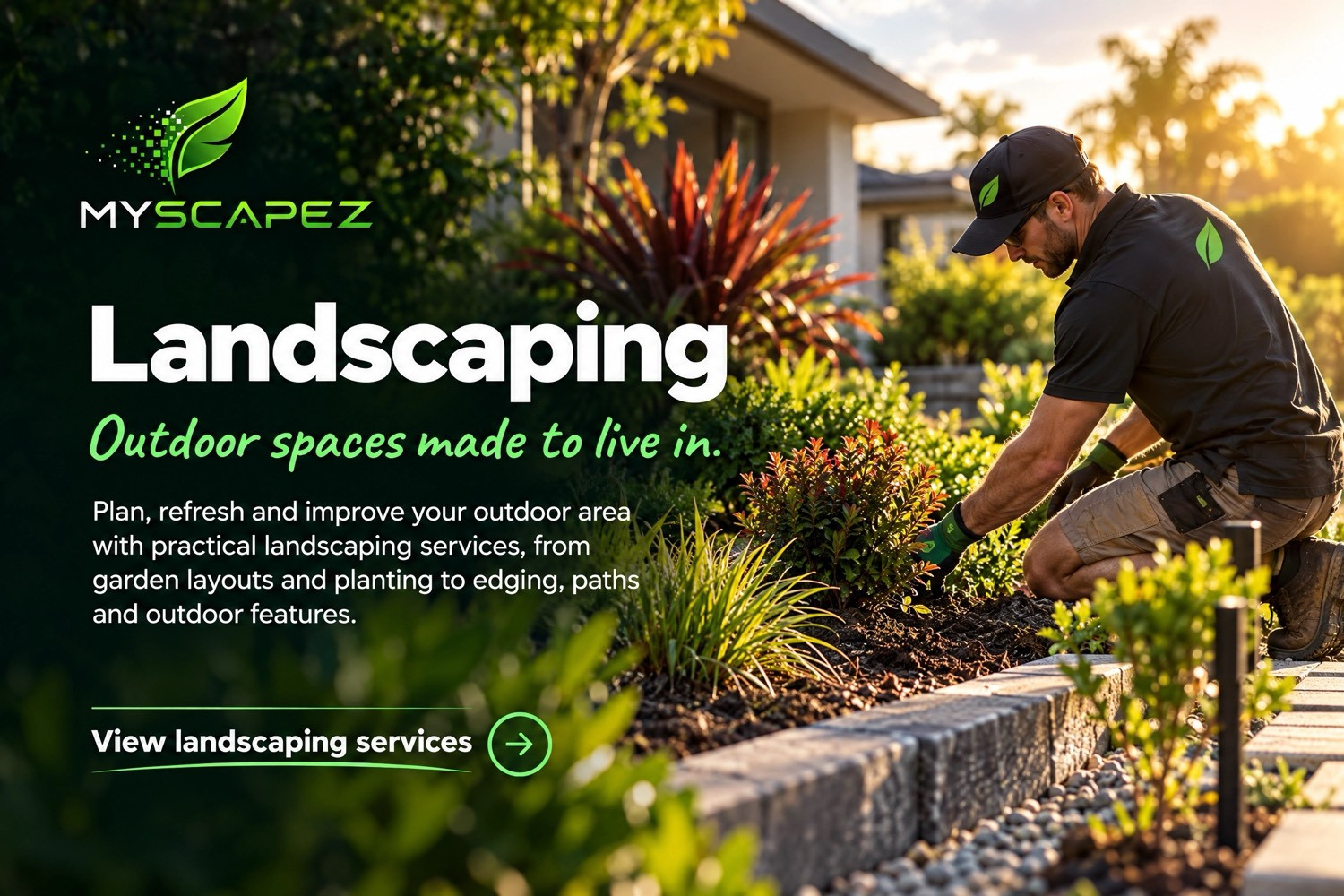 Landscaping | MyScapez | Authored by Jai Butchers Landscaping. Outdoor spaces made to live in. View landscaping services.